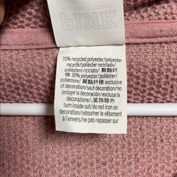 PINK VS Sherpa Fleece 2-Tone Half Zip Hoodie - Picture 5 of 7